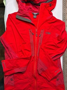 Outdoor Research Red Wind/Rain Coat